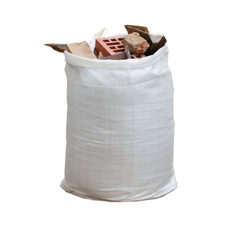 Sacchi per macerie 55 x 100 cm tipo resistente da 80 gr\mt, per raccolta olive in polipropilene intrecciato