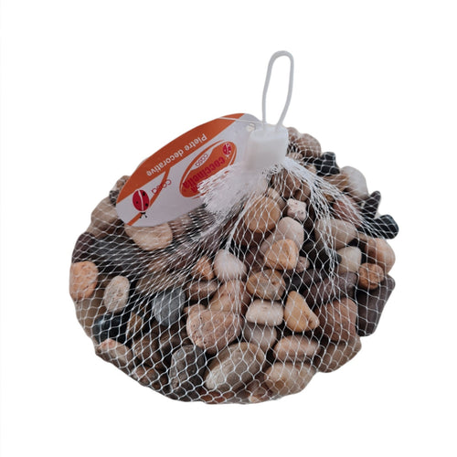 Pietre decorative miste per presepe e villaggi natalizi da 500 g