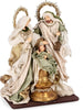 Sacra famiglia con vestiti in tessuto colore verde statue per presepe Casa e cucina/Decorazioni per interni/Addobbi e decorazioni per ricorrenze/Decorazioni natalizie/Presepi/Statuine e fondali per il presepe MagiediNatale.it - Altamura, Commerciovirtuoso.it