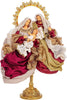 Sacra famiglia fastosa con vestiti in tessuto colore bordeaux statue per presepe h 53 cm Casa e cucina/Decorazioni per interni/Addobbi e decorazioni per ricorrenze/Decorazioni natalizie/Presepi/Statuine e fondali per il presepe MagiediNatale.it - Altamura, Commerciovirtuoso.it