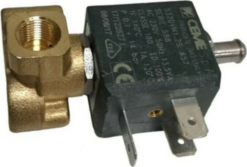 SAECO LAVAZZA - ELETTROVALVOLA CEME MACCHINA DA CAFFE' 3 VIE ATTACCO F-F 1/8 Casa e cucina/Elettrodomestici per la cucina/Macchine da caffè/Parti di ricambio per macchine da caffè/Componenti interne ed esterne per macchine da caffè Rossi Ricambi - Venetico Marina, Commerciovirtuoso.it