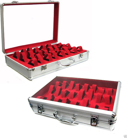Safe Valigetta Portaorologi 24 Posti 24 Orologi Valigetta Portaorologi Alluminio Casa e cucina/Decorazioni per interni/Orologi/Sveglie Trade Shop italia - Napoli, Commerciovirtuoso.it