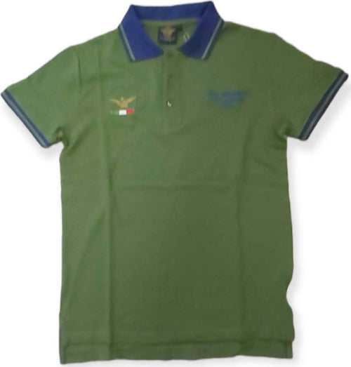 Sai Ambrosini Polo in Piquet Aeronautica Italiana Elasticizzata 100% Cotone Con Ricamo Sul Petto Logo T-Shirt Slim a Manica Corta E Chiusura a Tre Bottoni Moda/Uomo/Abbigliamento/T-shirt polo e camicie/Polo Euforia - Bronte, Commerciovirtuoso.it