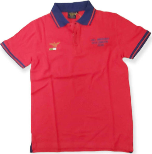 Sai Ambrosini Polo in Piquet Aeronautica Italiana Elasticizzata 100% Cotone Con Ricamo Sul Petto Logo T-Shirt Slim a Manica Corta E Chiusura a Tre Bottoni Moda/Uomo/Abbigliamento/T-shirt polo e camicie/Polo Euforia - Bronte, Commerciovirtuoso.it