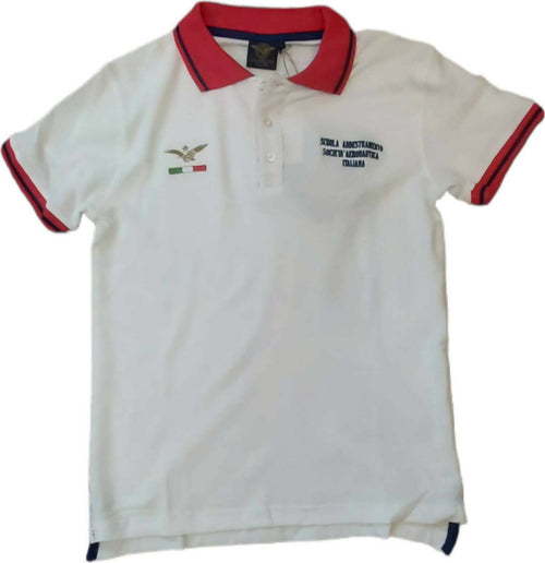 Sai Ambrosini Polo in Piquet Aeronautica Italiana Elasticizzata 100% Cotone Con Ricamo Sul Petto Logo T-Shirt Slim a Manica Corta E Chiusura a Tre Bottoni Moda/Uomo/Abbigliamento/T-shirt polo e camicie/Polo Euforia - Bronte, Commerciovirtuoso.it