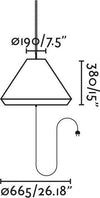 SAIGON OUT C70 Lampada portatile e sospensione grigia/beige hole cap Illuminazione/Illuminazione per interni/Lampadari lampade a sospensione e plafoniere/Lampade a sospensione Led Mall Home - Napoli, Commerciovirtuoso.it