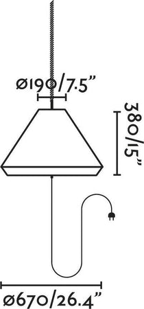 SAIGON OUT Lampada portatile e sospensione grigia/bianco opaco T70 crema hole cap Illuminazione/Illuminazione per interni/Lampadari lampade a sospensione e plafoniere/Lampade a sospensione Led Mall Home - Napoli, Commerciovirtuoso.it