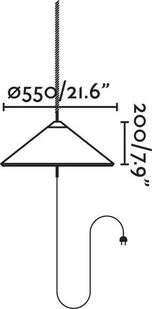 SAIGON OUT R55 Lampada portatile e sospensione grigia/bianco opaco tappo del foro hole cap Illuminazione/Illuminazione per interni/Lampadari lampade a sospensione e plafoniere/Lampade a sospensione Led Mall Home - Napoli, Commerciovirtuoso.it