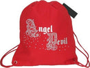 SAKKY BAG SACCO SCUOLA SPORT PALESTRA TEMPO LIBERO SACCA ANGELDEVIL ROSSO Cancelleria e prodotti per ufficio/Scuola e materiale didattico/Materiale scolastico/Cartelle e zaini per la scuola/Zainetti per bambini Trade Shop italia - Napoli, Commerciovirtuoso.it