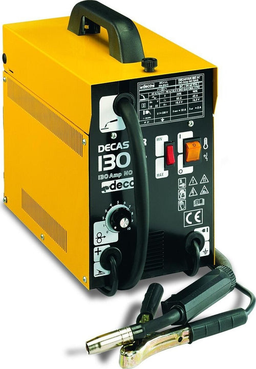 SALDATRICE DECA STAR 130AC MIG MAG FILO CONTINUO NO GAS 130Amp Fai da te/Utensili elettrici e a mano/Utensili elettrici/Attrezzature per saldatura e dissaldatura/Saldatori a pistola e saldatrici/Saldatrici Trade Shop italia - Napoli, Commerciovirtuoso.it