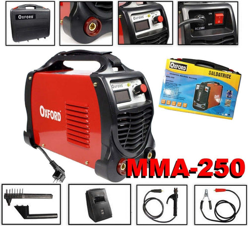 SALDATRICE INVERTER AD ELETTRODO 250 AMPERE CON ACCESSORI E DISPLAY AMPERAGGIO Fai da te/Utensili elettrici e a mano/Utensili elettrici/Attrezzature per saldatura e dissaldatura/Saldatori a pistola e saldatrici/Saldatrici Trade Shop italia - Napoli, Commerciovirtuoso.it