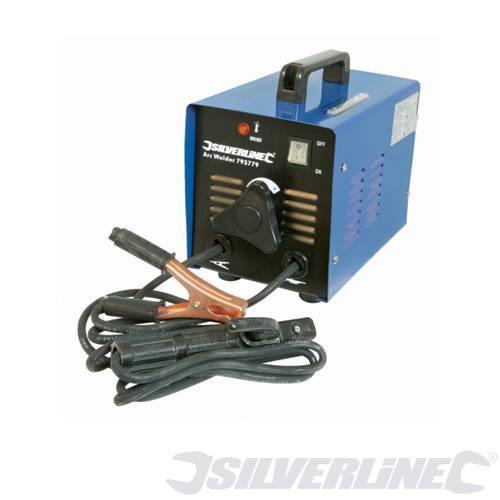 Saldatrice ad arco Silverline 100A alimentazione 230V 13A bobina lavoro - Eternal Brico