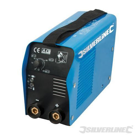 Saldatrice ad arco da lavoro Silverline con inverter 10-100A Originale - Eternal Brico