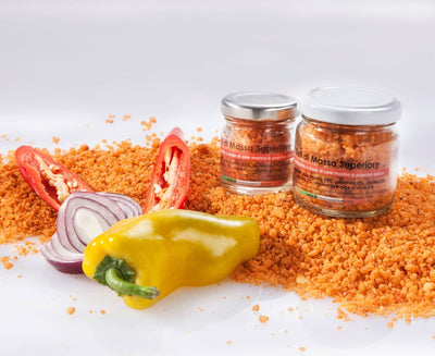 sale marino con paprika dolce e peperoni barattolo di vetro da 25 g Saporidisale.It