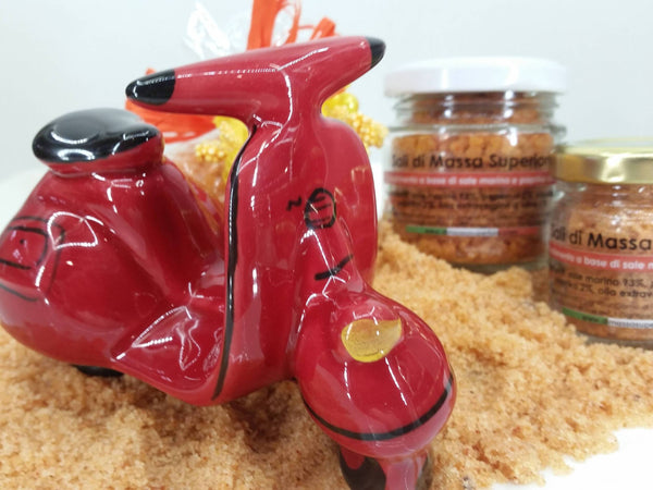 Sale Marino con Paprika Dolce e Peperoni barattolo di vetro da 80 g Saporidisale.It