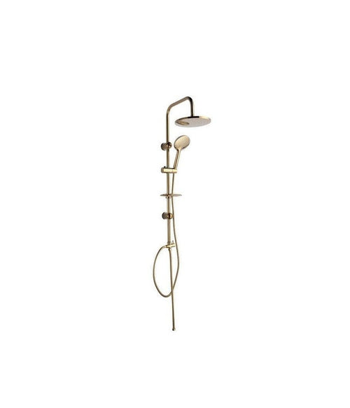 Saliscendi Bagno Colonna Doccia Miscelatore Oro Soffione Rotondo Doccetta 87306