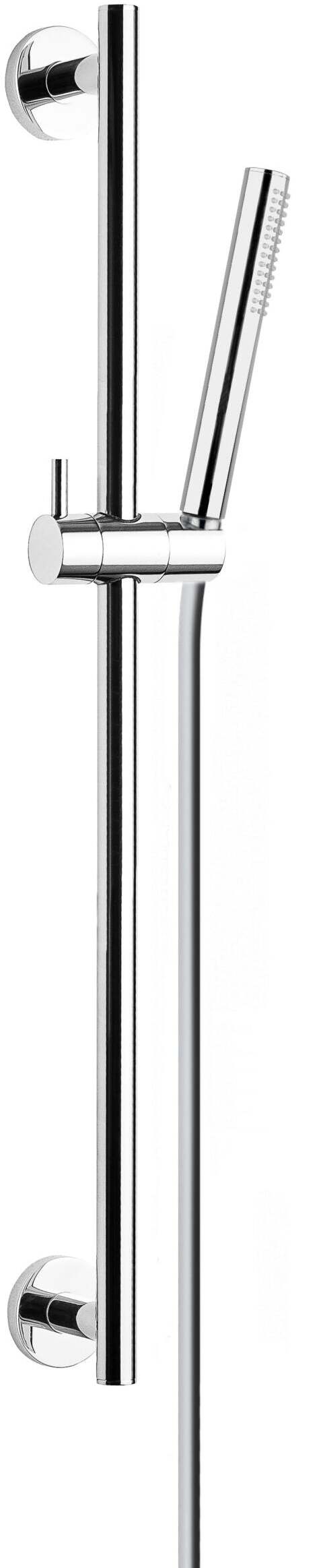 Saliscendi completo moderno in ottone cromato minimalista