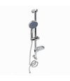 Saliscendi Doccia Bagno Asta Colonna 70 Cm Portasapone Doccetta Multigetto 79821