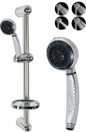 Saliscendi Doccia Bagno Con Soffione Doccetta Tubo Con Portasapone Cromato 69130 Accessori Doccia Trade Shop italia - Napoli, Commerciovirtuoso.it