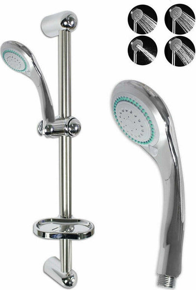 Saliscendi Doccia Con Soffione Doccetta Multigetto Asta Con Portasapone 69132 Accessori Doccia Trade Shop italia - Napoli, Commerciovirtuoso.it