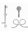 Saliscendi Doccia Cromato Doccetta Multigetto Mensola Portasapone Bagno Tubo 79390