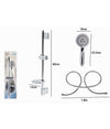 Saliscendi Doccia Cromato Doccetta Multigetto Mensola Portasapone Bagno Tubo 79390