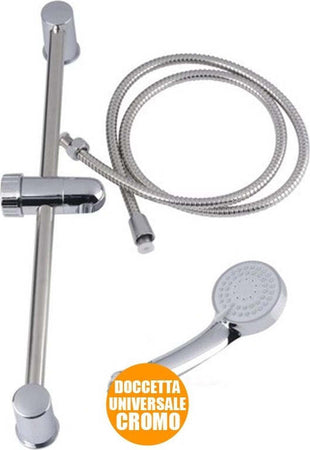 SALISCENDI IN ACCIAIO SOFFIONE DOCCIA 3 FUNZIONI CON ASTA UNIVERSALE DOCCETTA Fai da te/Attrezzature per cucine e bagni/Attrezzature per bagni/Rubinetti per docce e vasche da bagno e parti/Sistemi per vasche da bagno e docce Trade Shop italia - Napoli, Commerciovirtuoso.it