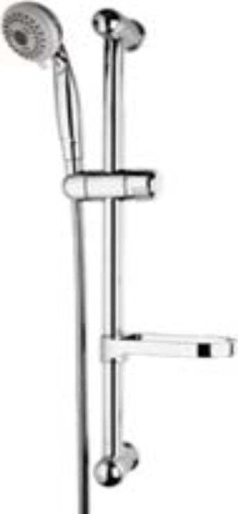 SALISCENDI-PER-DOCCIA-CON-SOFFIONE-A-3-GETTI---LUNGHEZZA-FLESSIBILE-150CM---CROMATO