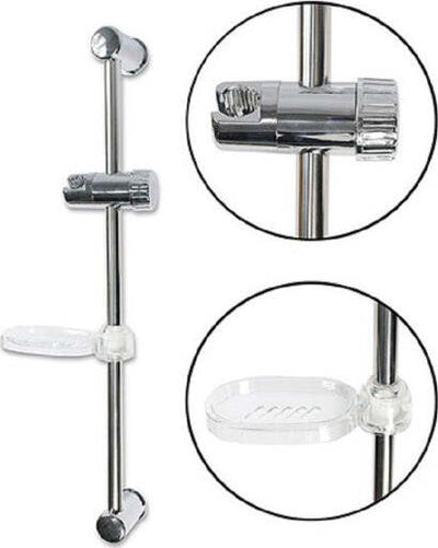 Saliscendi-Per-Soffione-Doccia-Altezza-Regolabile-Con-Portasapone-60-Cm-69155