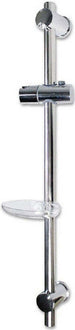 Saliscendi Per Soffione Doccia Altezza Regolabile Con Portasapone 70 Cm 69203 Accessori Doccia Trade Shop italia - Napoli, Commerciovirtuoso.it