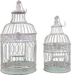 SALOMON---set-di-2-gabbie-tonde-stile-provenzale-in-ferro-verniciato-Bianco-Milani-Home