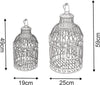 SALOMON---set-di-2-gabbie-tonde-stile-provenzale-in-ferro-verniciato-Bianco-Milani-Home