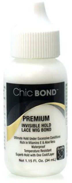 Salon Pro Chic Bond Lace wig Glue Premium Hold 1.5oz Colla Extra Forte per Parrucche in Pizzo