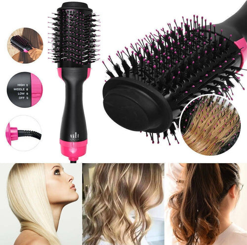 Salone One-Step Asciugacapelli Multifunzione 2in1 Spazzola Rotante Ceramica Ioni Bellezza/Cura dei capelli/Strumenti per lo styling/Modellatori ad aria calda Zencoccostore - Formia, Commerciovirtuoso.it