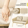 Salotto-da-Esterno-con-Divano-2-Posti,-2-Poltrone-con-Cuscini-e-Tavolino-in-Vetro-860-321V00KK