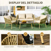 Salotto-da-Esterno-con-Divano-2-Posti,-2-Poltrone-con-Cuscini-e-Tavolino-in-Vetro-860-321V00KK