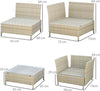 Salotto-da-Giardino-7-Pezzi-Modulabile-in-Rattan-PE-con-Cuscini,-Beige-860-253V00BG