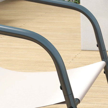 Salotto-da-Giardino-con-Divanetto,-2-Poltrone-e-Tavolino-in-Acciaio-e-Tessuto-a-Rete,-Crema-84G-400V00GY