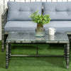 Salotto-da-Giardino-con-Divanetto,-Chaise-Longue-e-Tavolino-in-Rattan-PE-con-Cuscini,-Grigio-860-121V00GY