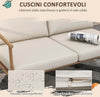 Salotto-da-Giardino-con-Divano,-2-Poltroncine-e-2-Tavolini-Effetto-Bambù-con-Cuscini,-Marrone-84G-272V00BN