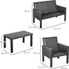 Salotto-da-Giardino-con-Divano-da-Esterno-e-Tavolino,-Mobili-da-Giardino-in-Rattan-Sintetico,-Set-4-Pz,-Grigio-860-166