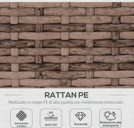 Salotto-da-Giardino-in-Rattan-da-7-Pezzi-con-Tavolino-e-Divano-Modulabile-con-Cuscini,-Grigio-860-020V03