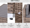 Salotto-da-Giardino-in-Rattan-da-7-Pezzi-con-Tavolino-e-Divano-Modulabile-con-Cuscini,-Grigio-860-020V03