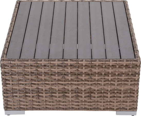 Salotto-da-Giardino-in-Rattan-da-7-Pezzi-con-Tavolino-e-Divano-Modulabile-con-Cuscini,-Grigio-860-020V03