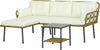 Salotto-da-Giardino-in-Rattan-PE-con-Chaise-Longue,-Divano-2-Posti-e-Tavolino,-Crema-84G-359V00CW
