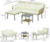 Salotto-da-Giardino-in-Rattan-PE-con-Chaise-Longue,-Divano-2-Posti-e-Tavolino,-Crema-84G-359V00CW