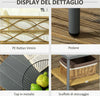 Salotto-da-Giardino-in-Rattan-PE-con-Chaise-Longue,-Divano-2-Posti-e-Tavolino,-Crema-84G-359V00CW