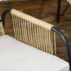 Salotto-da-Giardino-in-Rattan-PE-con-Divanetto-e-2-Poltrone-con-Cuscini,-Tavolino-in-Vetro,-Giallo-860-286V02YL