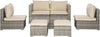 Salotto-da-Giardino-in-Rattan-PE-da-8-Pezzi-con-Poltrone,-Tavolini-e-Sgabelli,-Beige-860-099BG
