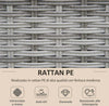 Salotto-da-Giardino-in-Rattan-PE-da-8-Pezzi-con-Poltrone,-Tavolini-e-Sgabelli,-Beige-860-099BG